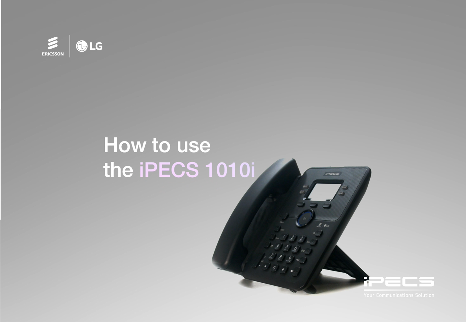 IP DECT - iPECS, Your Communications Solution
